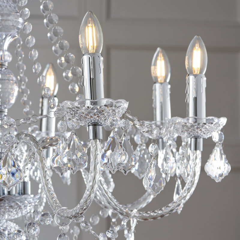 Louise Chandelier Rosdorf Park Finish: Clear Acrylic, Number Louise Chandelier Rosdorf Park Finish: Clear Acrylic, Number